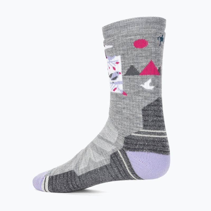 Dámske trekingové ponožky Smartwool Hike Full Cushion Alpine Perch Crew svetlo šedé 2