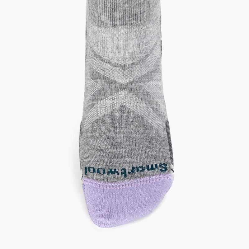 Dámske trekingové ponožky Smartwool Hike Full Cushion Alpine Perch Crew svetlo šedé 4