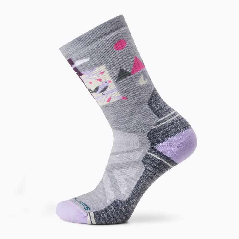 Dámske trekingové ponožky Smartwool Hike Full Cushion Alpine Perch Crew svetlo šedé 6
