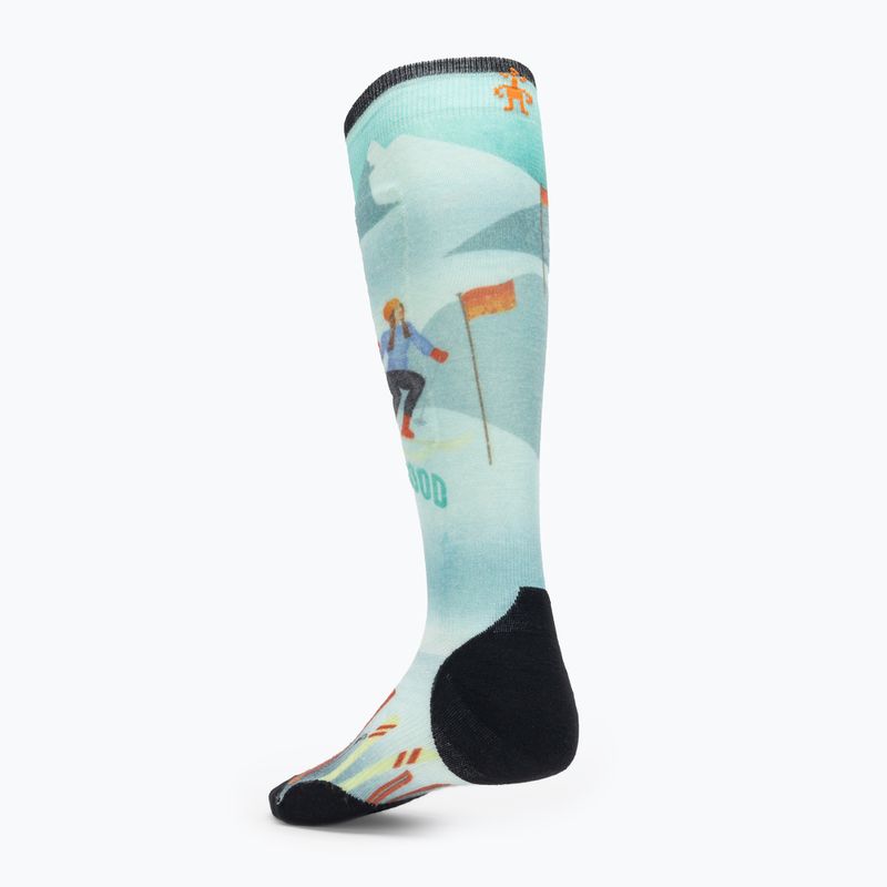 Dámske ponožky Smartwool Ski Targeted Cushion Snow Bunny Print OTC capri 2