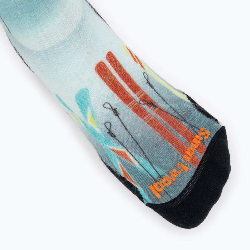 Dámske ponožky Smartwool Ski Targeted Cushion Snow Bunny Print OTC capri 3