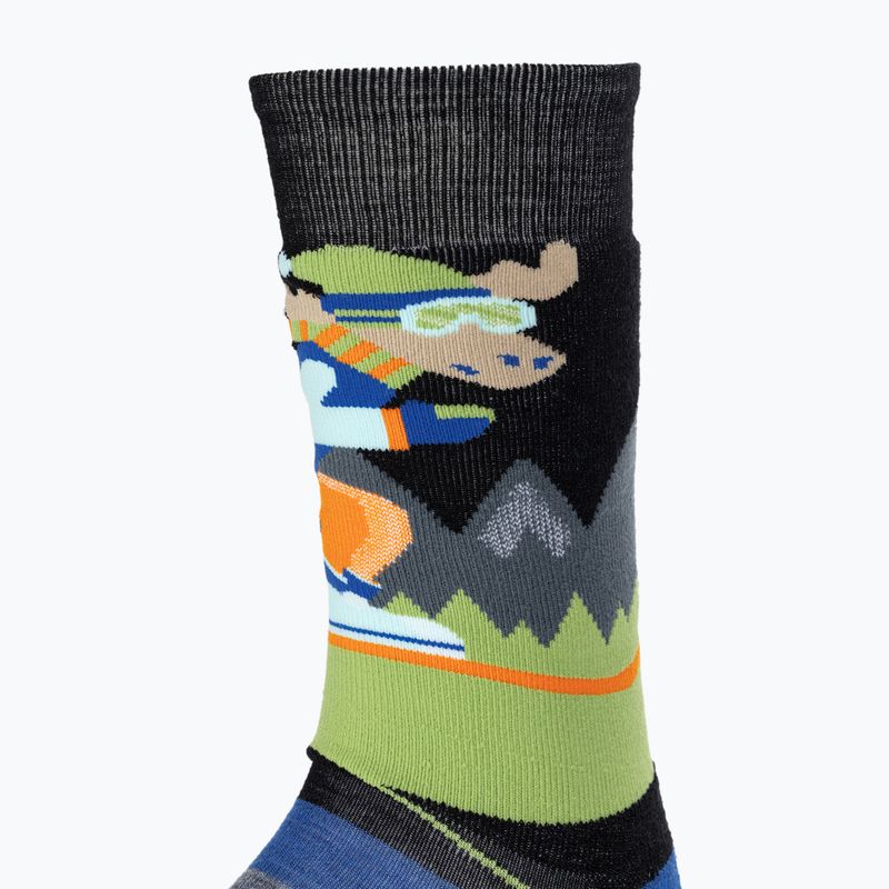 Detské ponožky Smartwool Wintersport Full Cushion Mountain Moose Pattern OTC black 3