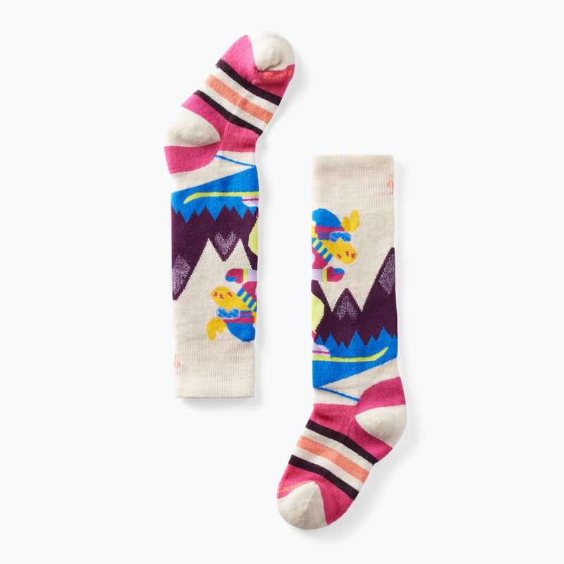 Detské ponožky Smartwool Wintersport Full Cushion Mountain Moose Pattern OTC moonbeam 6