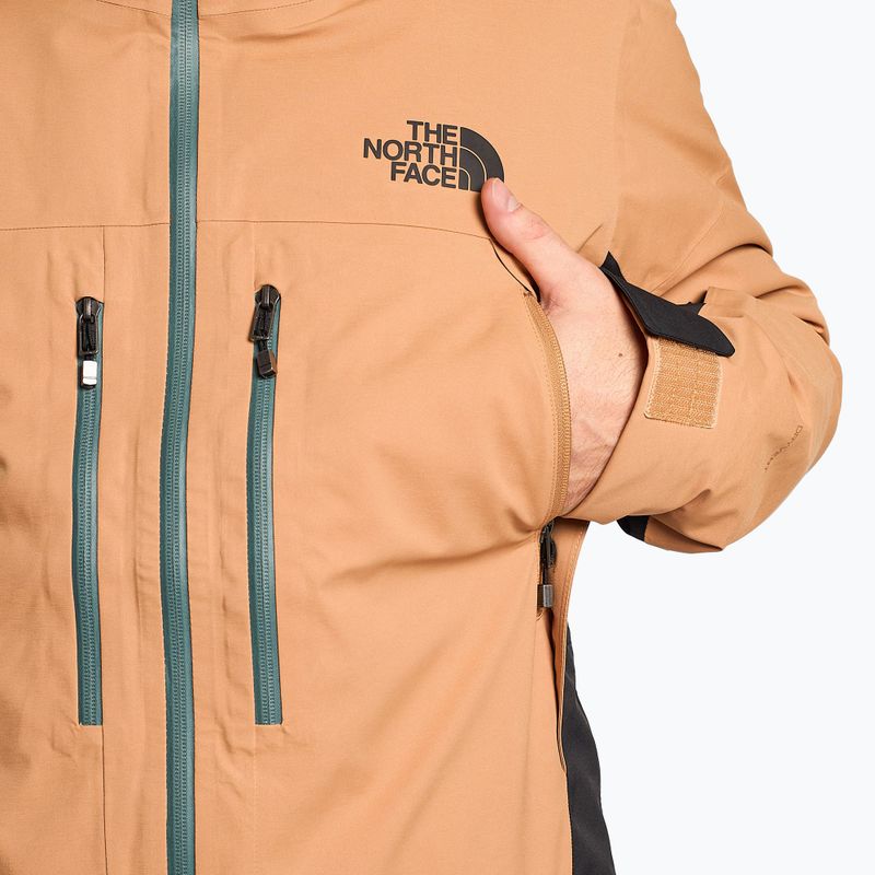 Pánska lyžiarska bunda The North Face Mount Bre almond butter/black 4