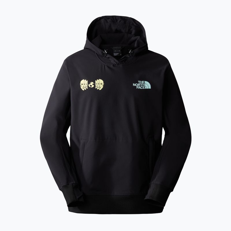 Pánska trekingová mikina The North Face Tekno Logo Hoodie black/sun sprite 5