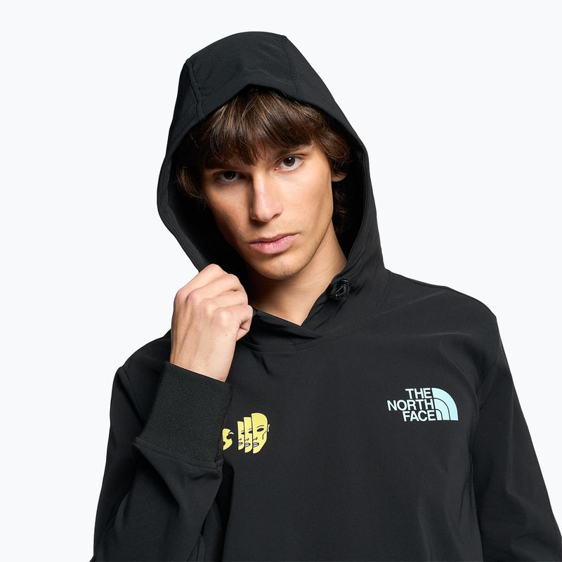 Pánska trekingová mikina The North Face Tekno Logo Hoodie black/sun sprite 3