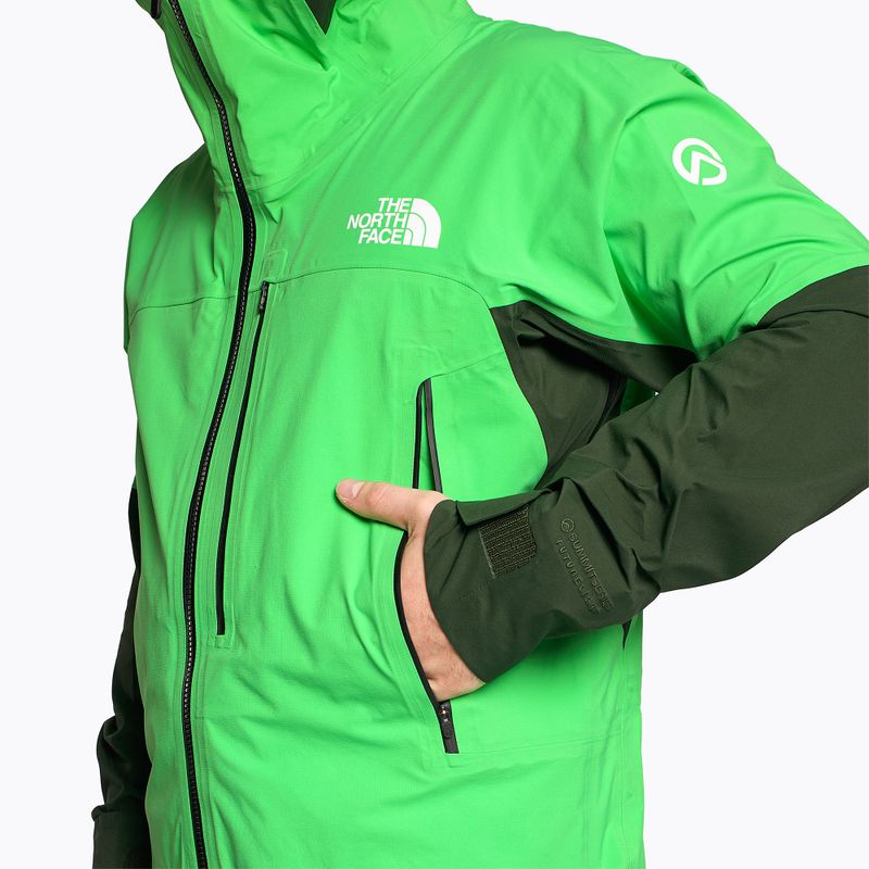 Pánska lyžiarska bunda The North Face Summit Stimson Futurelight chlorophyl green 5