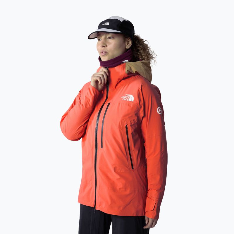 Dámska lyžiarska bunda The North Face Summit Stimson Futurelight radiant orange/almond butter 4