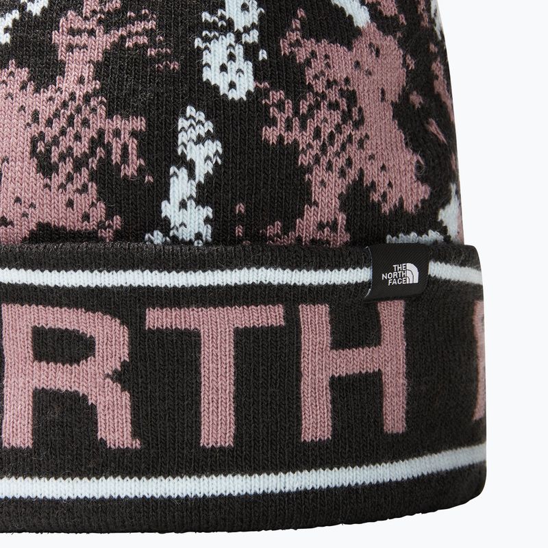 Zimná čiapka The North Face Ski Tuke fawn grey snake charmer print 2