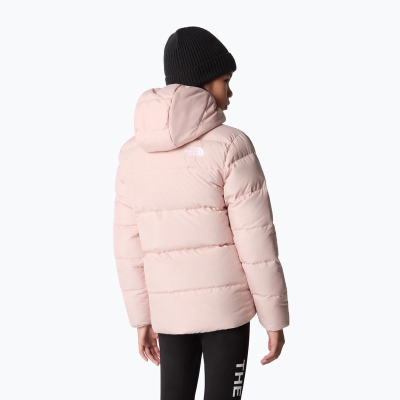 Detská páperová bunda The North Face North Down Fleece Parka pink moss 3