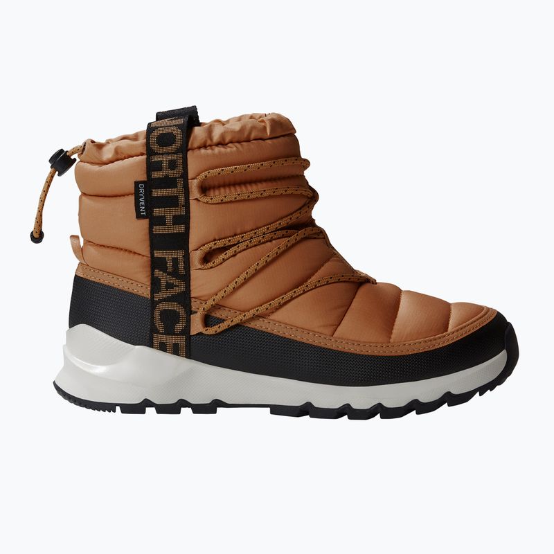 Dámske snehové topánky The North Face Thermoball Lace Up WP almond butter / black 9