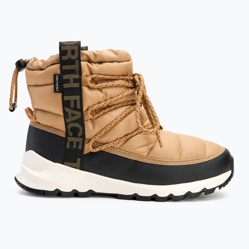 Dámske snehové topánky The North Face Thermoball Lace Up WP almond butter / black 2