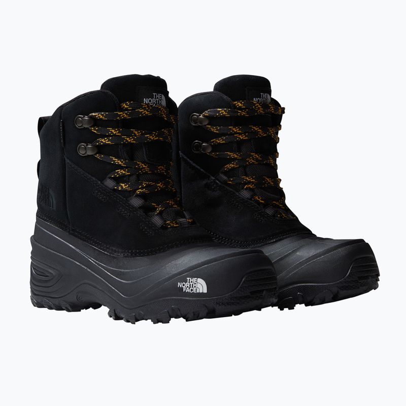 Detské trekové topánky The North Face Chilkat V Lace WP black/black 8