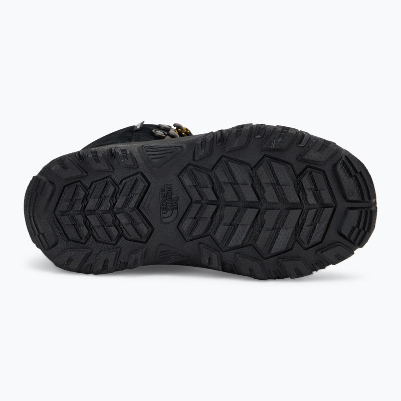 Detské trekové topánky The North Face Chilkat V Lace WP black/black 4