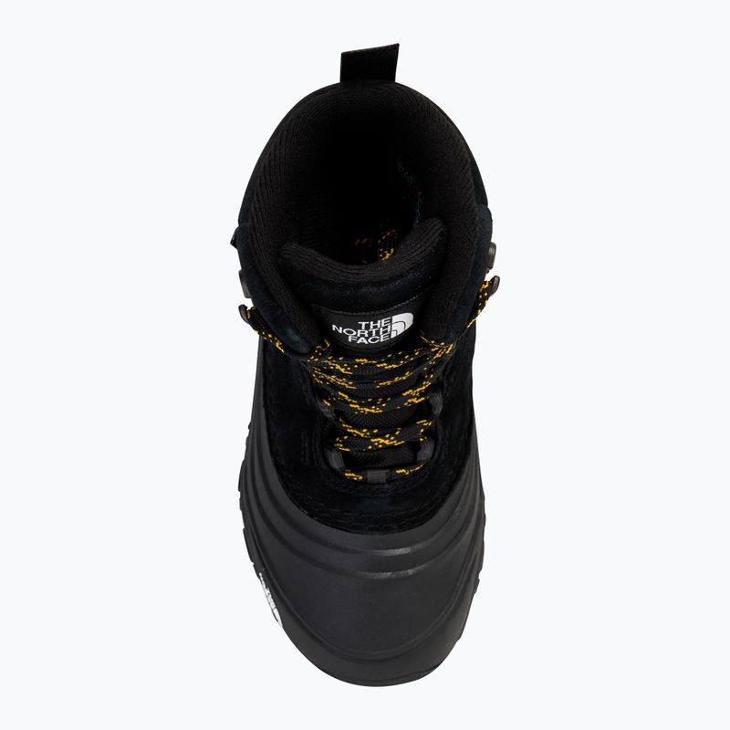 Detské trekové topánky The North Face Chilkat V Lace WP black/black 5