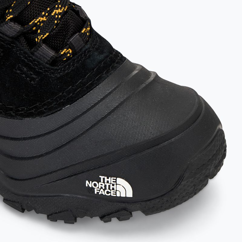 Detské trekové topánky The North Face Chilkat V Lace WP black/black 7