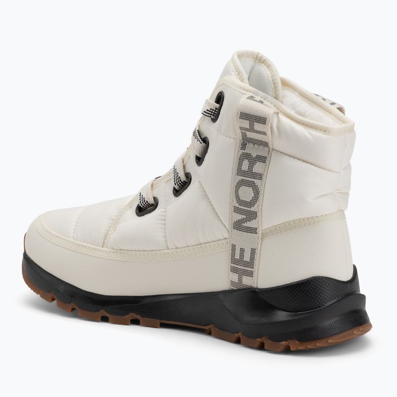 Dámske snehule The North Face Thermoball Lace Up Luxe Wp gardenia white/black 3