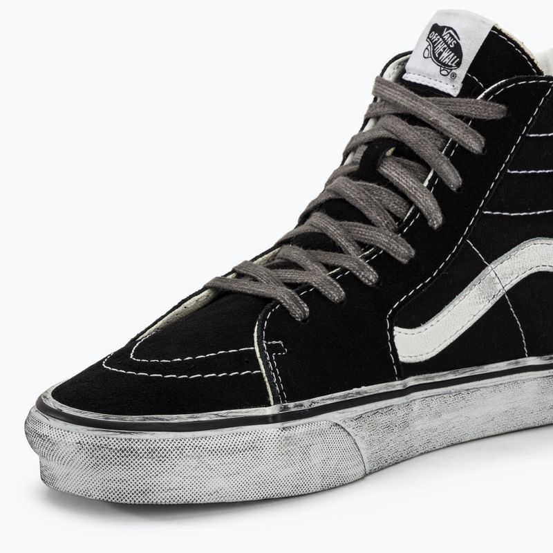 Topánky Vans SK8-Hi Stressed black/white 7