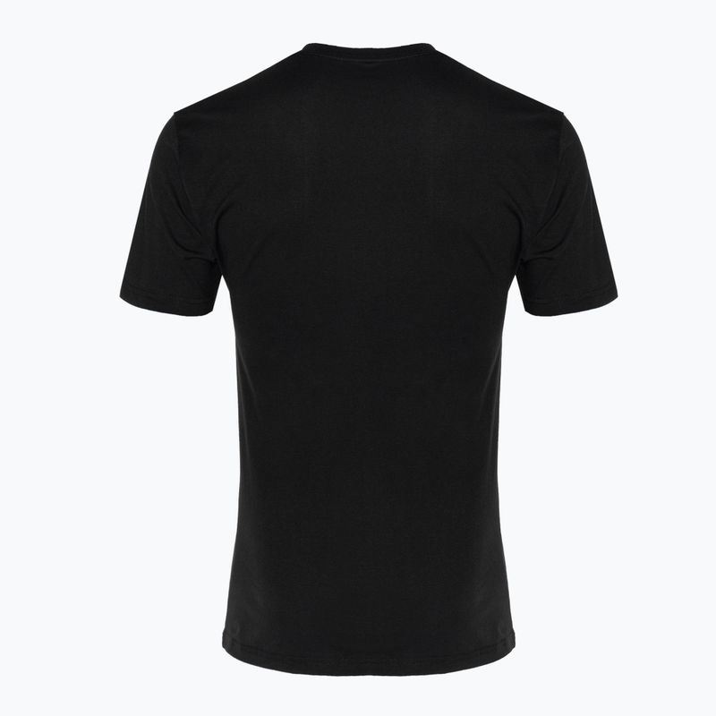 Pánske tričko Vans Multi Coloured Center Logo SS Tee black 2