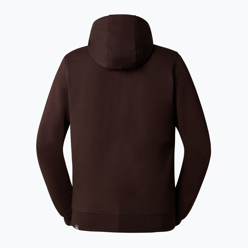 Pánska mikina The North Face Drew Peak Pullover Hoodie coal brown 5