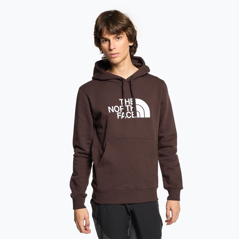 Pánska mikina The North Face Drew Peak Pullover Hoodie coal brown