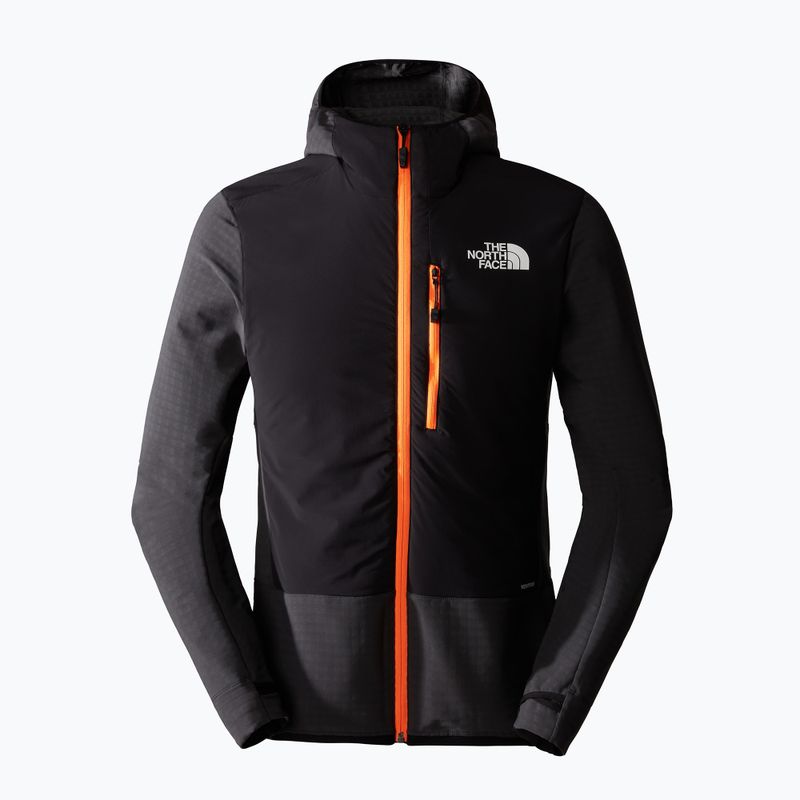 Pánska bunda The North Face Dawn Turn Hybrid Ventrix Midlayer sphalt grey/black/shocking orange 5