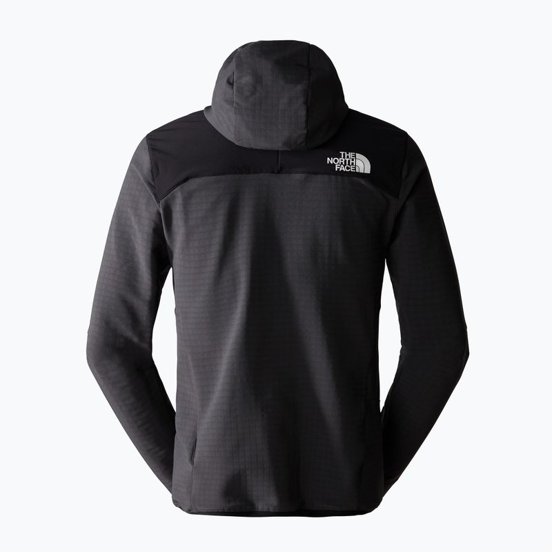 Pánska bunda The North Face Dawn Turn Hybrid Ventrix Midlayer sphalt grey/black/shocking orange 6