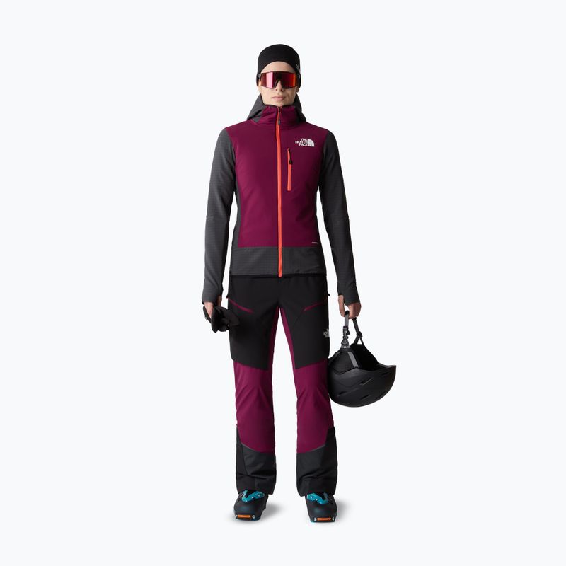 Dámska páperová bunda The North Face Dawn Turn Hybrid Ventrix Midlayer asphalt grey/boysenberry 2