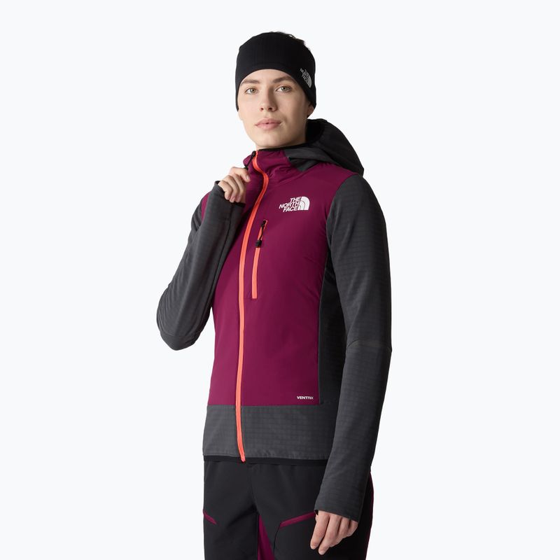 Dámska páperová bunda The North Face Dawn Turn Hybrid Ventrix Midlayer asphalt grey/boysenberry 4