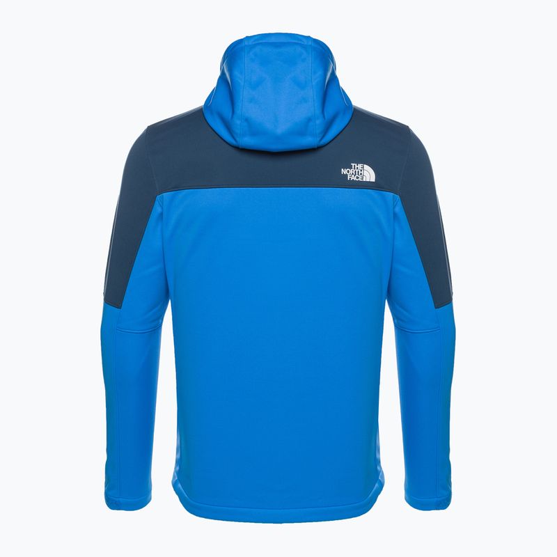 Pánska softshellová bunda The North Face Diablo Softshell s odnímateľnou kapucňou optic blue/shady blue 7