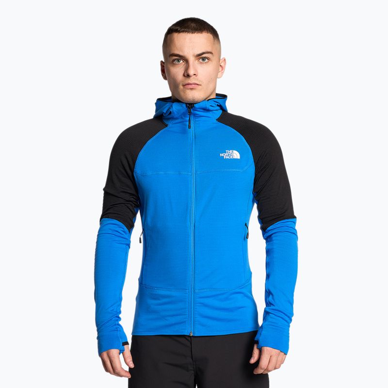 Pánska mikina The North Face Bolt Polartec Fleece Hoodie optic blue/black