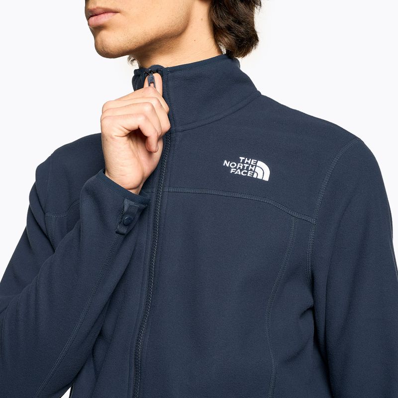 Pánska fleecová mikina The North Face 100 Glacier Full Zip summit navy 4