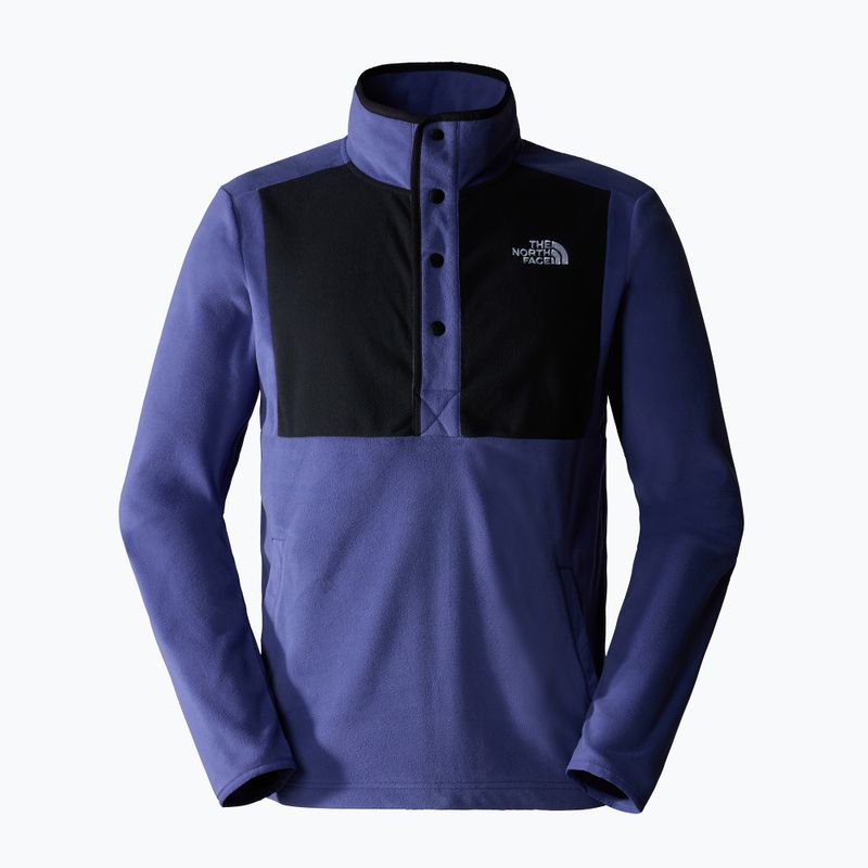 Pánska fleecová mikina The North Face Homesafe Snap Neck Fleece Pullover cave blue/black 4