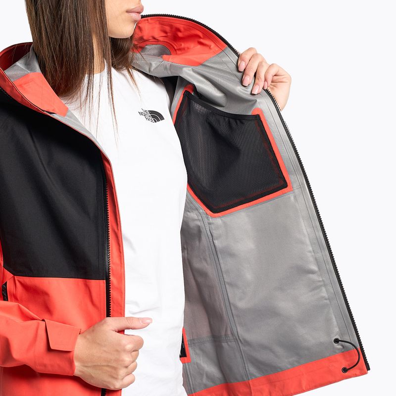 Dámska softshellová bunda The North Face Jazzi Gtx radiant orange/black 5