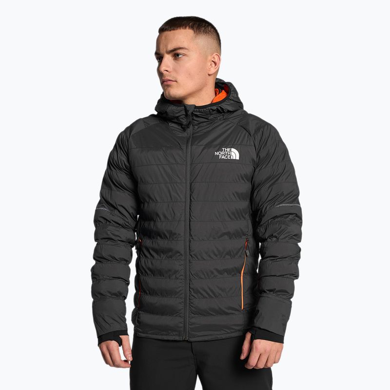 Pánska lyžiarska bunda The North Face Dawn Turn 50/50 Synthetic asphalt grey/red orange
