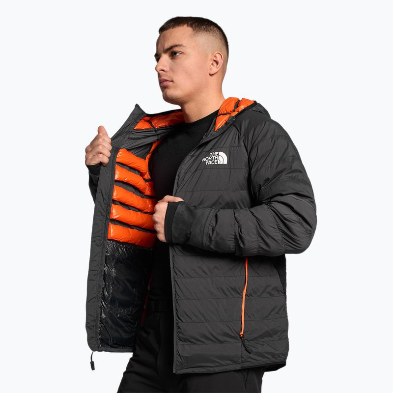 Pánska lyžiarska bunda The North Face Dawn Turn 50/50 Synthetic asphalt grey/red orange 3
