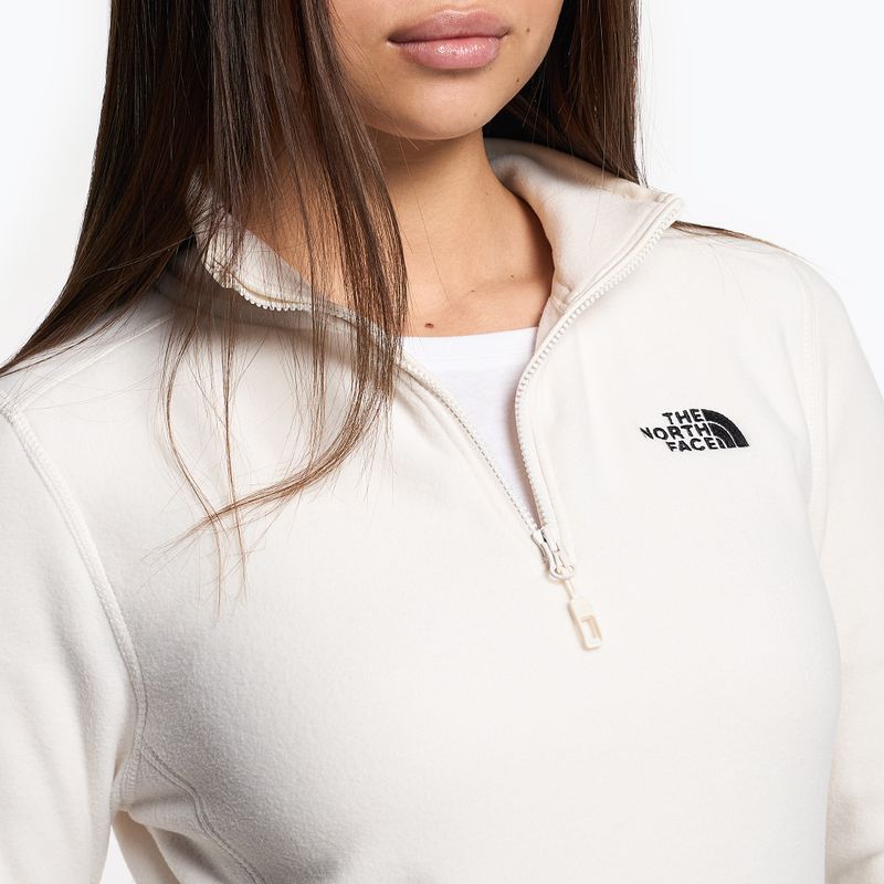 Dámska fleecová mikina The North Face 100 Glacier 1/4 Zip gardenia white 3