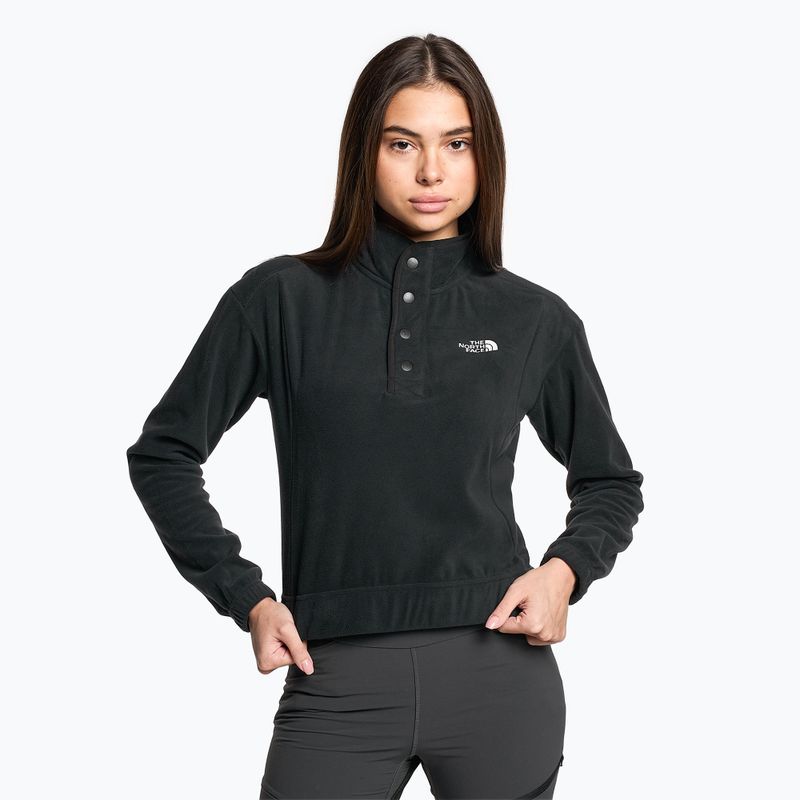 Dámska fleecová mikina The North Face Homesafe Snap Neck Fleece Pullover black/black