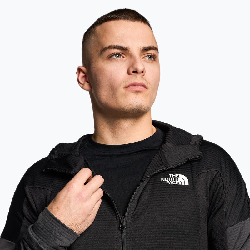 Pánska trekingová mikina The North Face Ma Full Zip Fleece asphalt grey/black 4