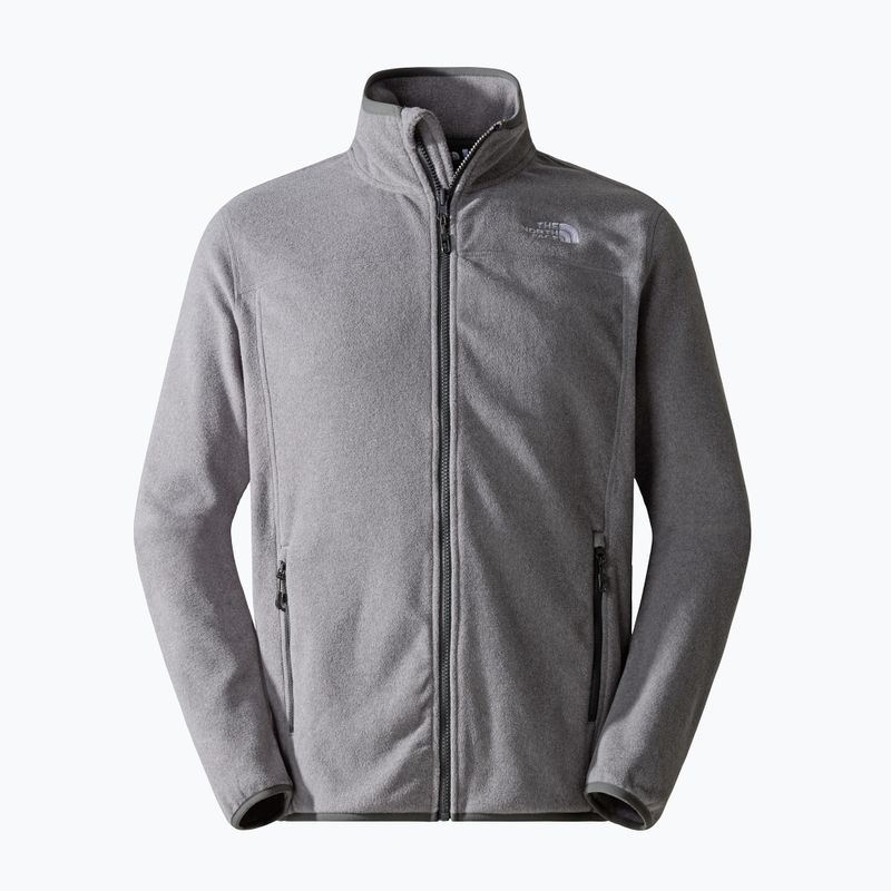 Pánska fleecová mikina The North Face 100 Glacier Full Zip medium grey heather 4