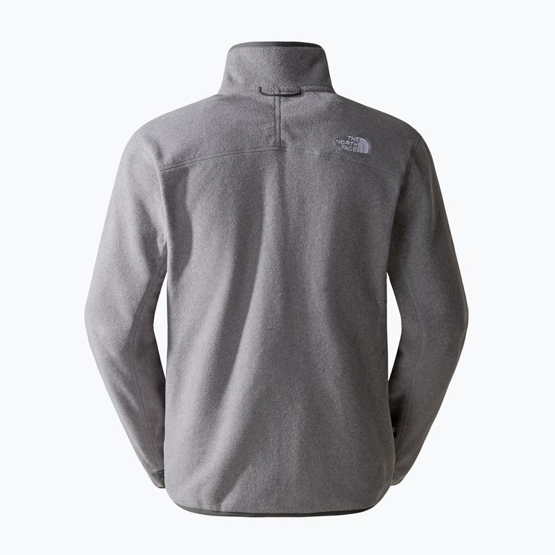 Pánska fleecová mikina The North Face 100 Glacier Full Zip medium grey heather 5