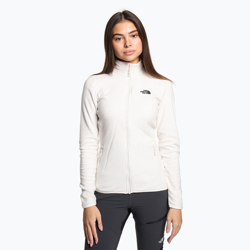 Dámska fleecová mikina The North Face 100 Glacier Fz gardenia white