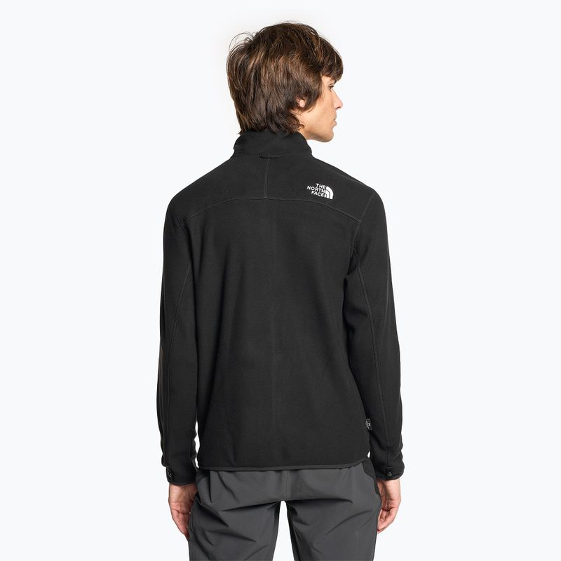 Pánska fleecová mikina The North Face 100 Glacier Full Zip black 2