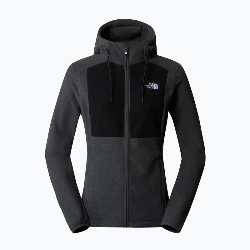 Dámska mikina The North Face Homesafe Full Zip Fleece Hoodie black/asphalt grey stripe/black 5