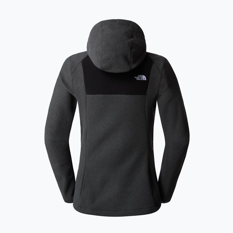 Dámska mikina The North Face Homesafe Full Zip Fleece Hoodie black/asphalt grey stripe/black 6