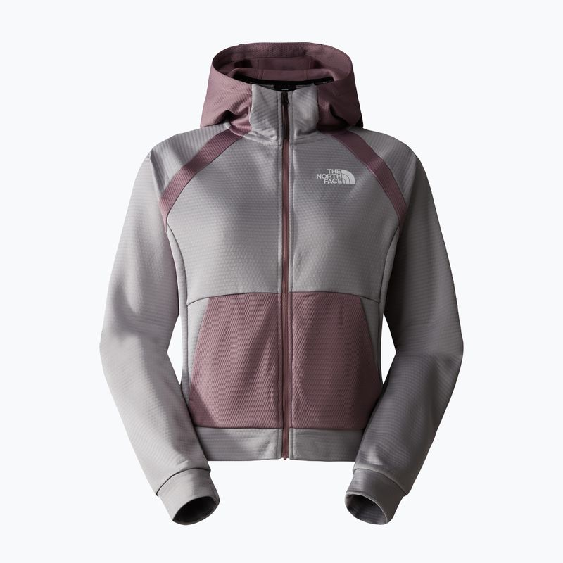 Dámska trekingová mikina The North Face Ma Full Zip Fleece meld grey/fawn grey 5