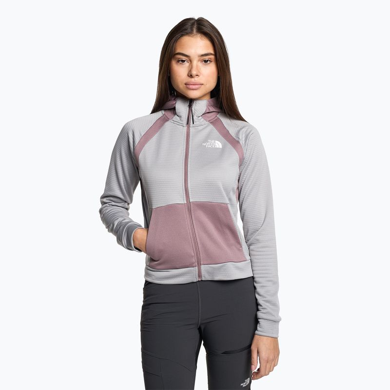 Dámska trekingová mikina The North Face Ma Full Zip Fleece meld grey/fawn grey