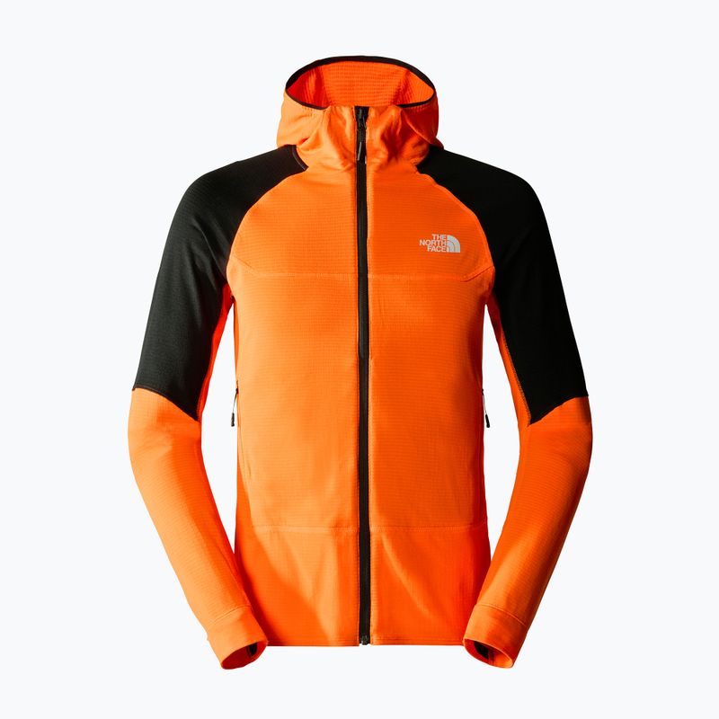 Pánska mikina The North Face Bolt Polartec Fleece Hoodie shocking orange/black 5