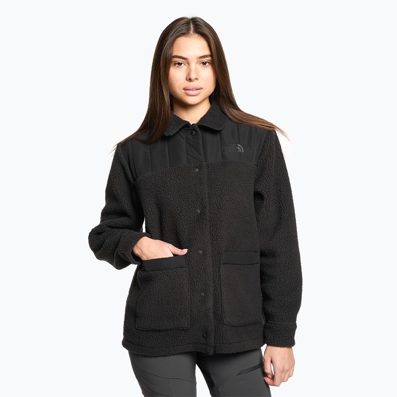 Dámska fleecová bunda The North Face Cragmont Fleece Shacket black