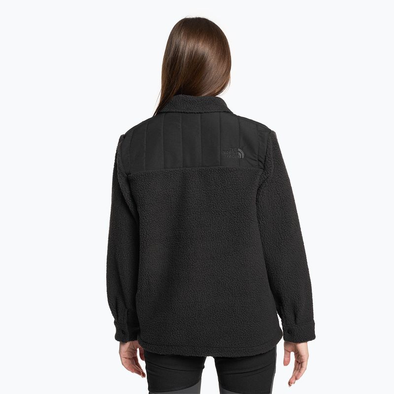 Dámska mikina The North Face Cragmont Fleece Shacket black 2